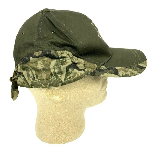 PennTex Green Camo Strapback Hat Cap Adjustable Canvas Cobra Made In China - Picture 2 of 6